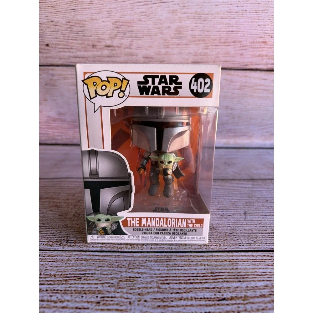 Funko Pop Star Wars The Mandalorian with The Child 402 Vinyl Figure New